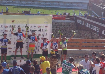 Stupně vítězů sprintu mužů