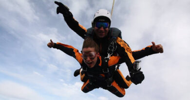 Veronika Vítková tandemový seskok