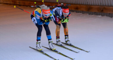 IBU Cup Otepää: Sprinty ovládli Rusové Zagorujková a Loginov Kaisa Mäkäräinenová a Laura Dahlmeierová