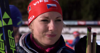 Biatlonová loučení: Zina Kocherová Lucie Charvátová