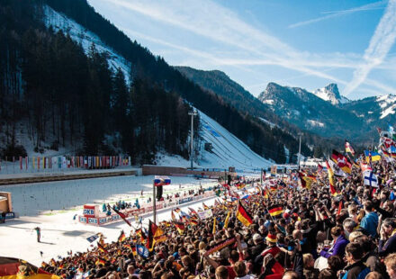 Chiemgau Arena v Ruhpoldingu