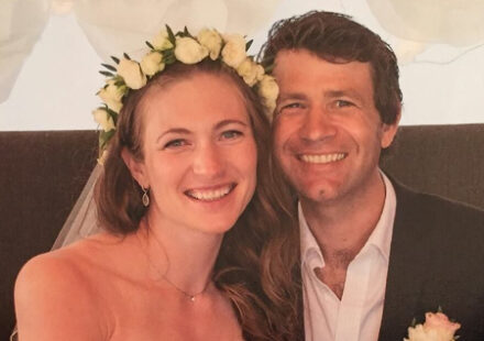 Darja Domračevová a Ole Einar Bjørndalen