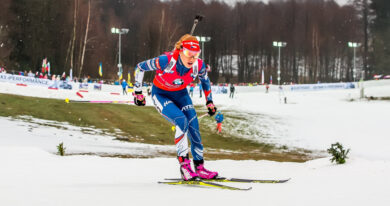 Poloviční Čech Alex Cisar bral bronz na Mistrovství Slovinska Gabriela Koukalová