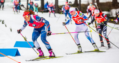 Koukalová, Mäkäräinenová, Wiererová