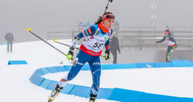 SP Antholz: V hromadném startu poprvé vítězí Fillon Maillet. Češi až ve třetí desítce Tereza Voborníková