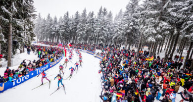 Fak se stal mistrem Slovinska v hromadném startu. Cisar dojel druhý Trať v Oberhofu