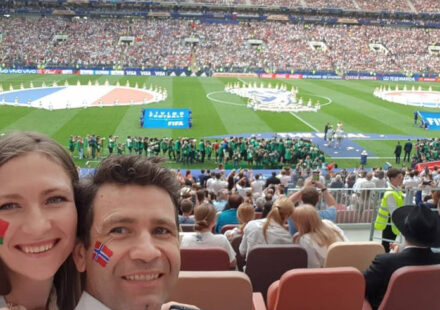 Darja Domračevová a Ole Einar Bjørndalen