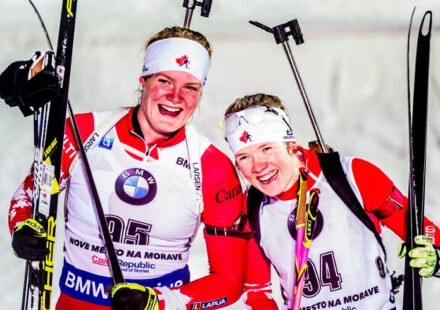 Sarah Beaudryová a Emma Lunderová