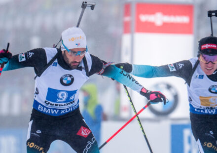 Martin Fourcade a Quentin Fillon Maillet