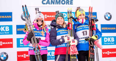 Pódium vytrvalostního závodu žen