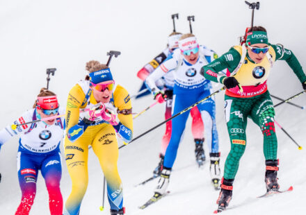 Biatlonistky v Oslu