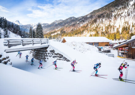 Biatlonisté v Ruhpoldingu