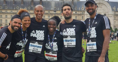 Tým Adidas na desítce v Paříži