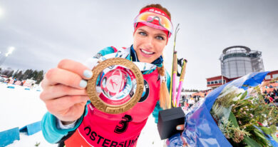 Na exhibici Race Night dvakrát zvítězil Simon Schempp Gabriela Koukalová