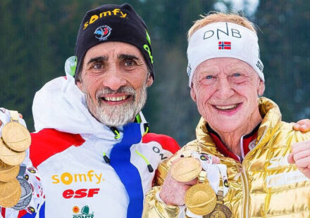 Zestárlí Martin Fourcade a Johannes Thingnes Bø